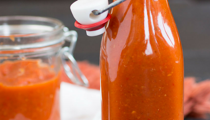 Roasted Red Jalapeno Pepper Hot Sauce